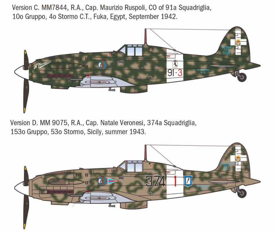 1/72 Italeri - MC.202 Folgore (WWII Aces)