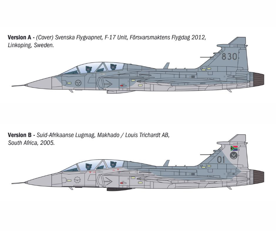1/72 Italeri - Saab JAS-39D Gripen Twin Seater