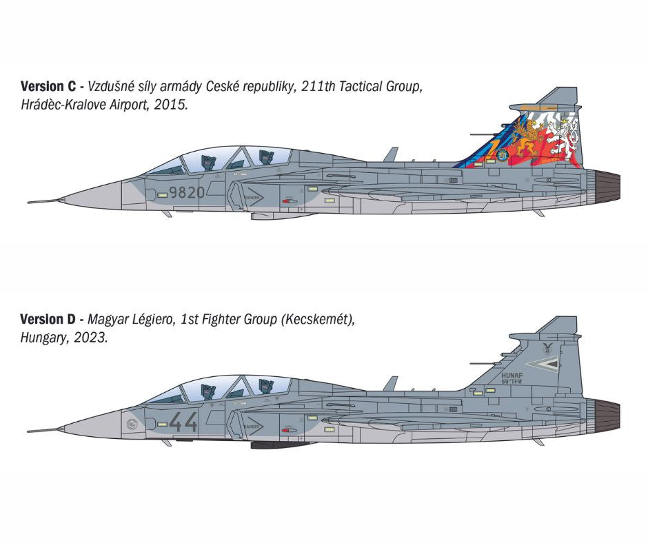 1/72 Italeri - Saab JAS-39D Gripen Twin Seater