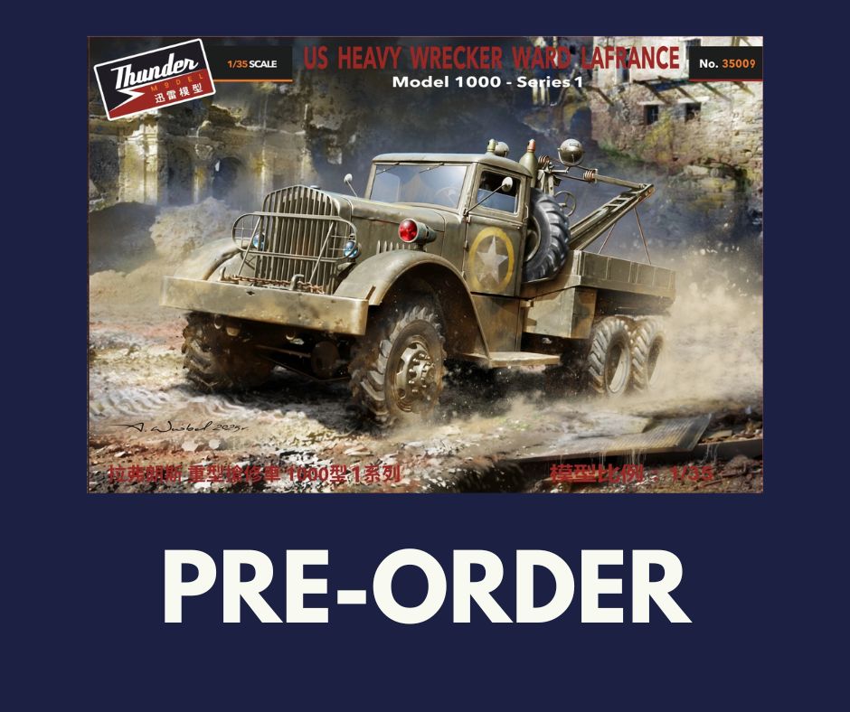 1/35 Thunder Model - US Heavy Wrecker Ward LaFrance M1000 Series 1 (PRE-ORDER)