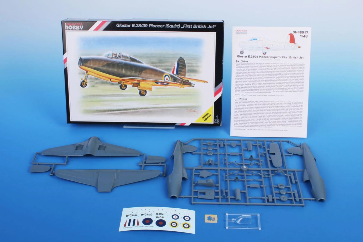 1/48 Special Hobby - Gloster E.28/39 Pioneer (Squirt) "First British Jet"