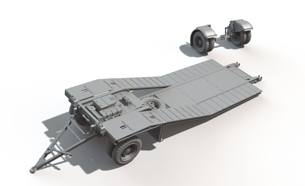 1/35 Das Werk - Sonderanhanger 115 - 10 Ton Tank Trailer Sd.Ah.115