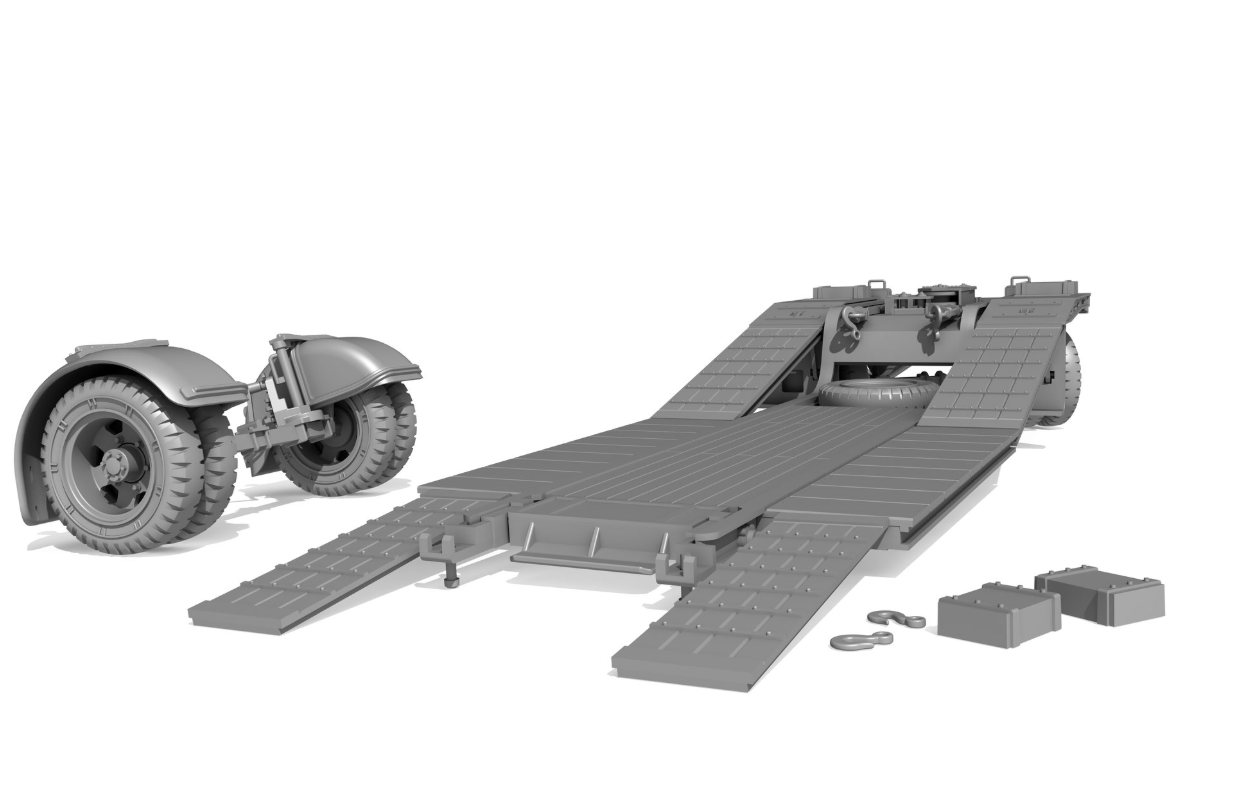 1/35 Das Werk - Sonderanhanger 115 - 10 Ton Tank Trailer Sd.Ah.115