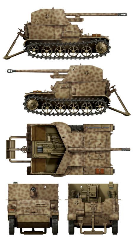 1/35 Das Werk - Pz.Sfl.Ia 5cm Pak38 auf.Mun.Schlepper VK3.02