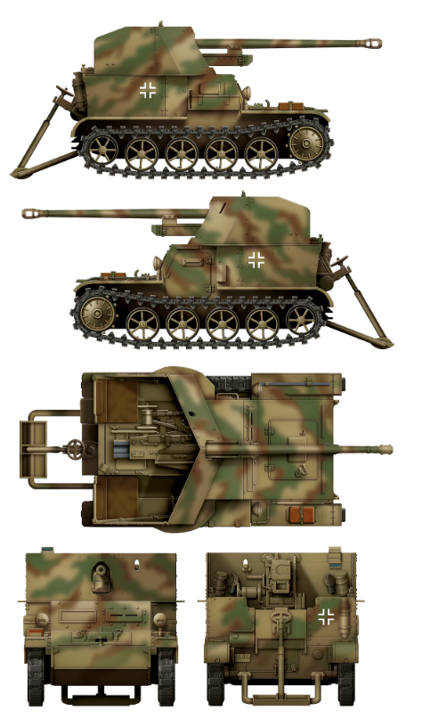 1/35 Das Werk - Pz.Sfl.Ia 5cm Pak38 auf.Mun.Schlepper VK3.02