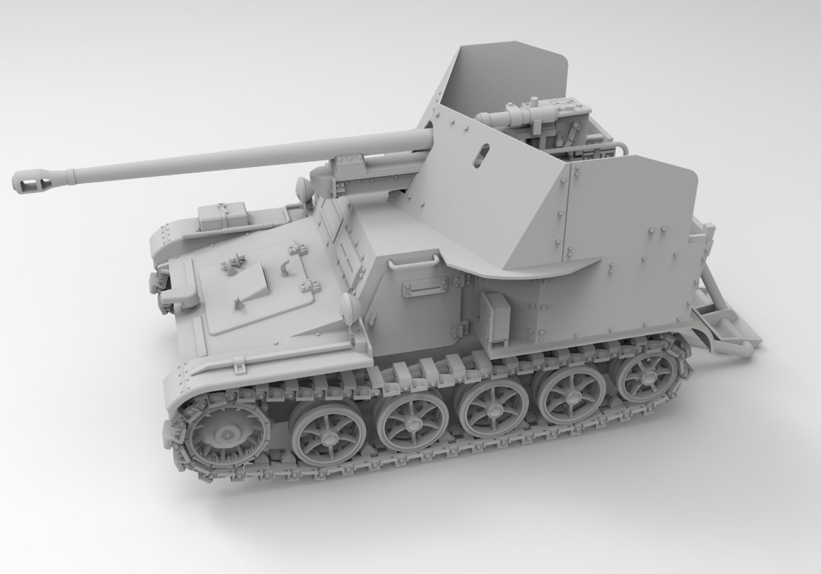 1/35 Das Werk - Pz.Sfl.Ia 5cm Pak38 auf.Mun.Schlepper VK3.02