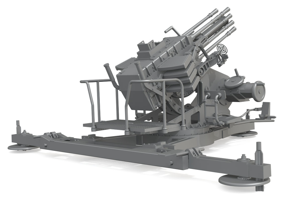 1/35 Das Werk - 2cm Salvenmaschinenkanone - SMK 18 Typ 2