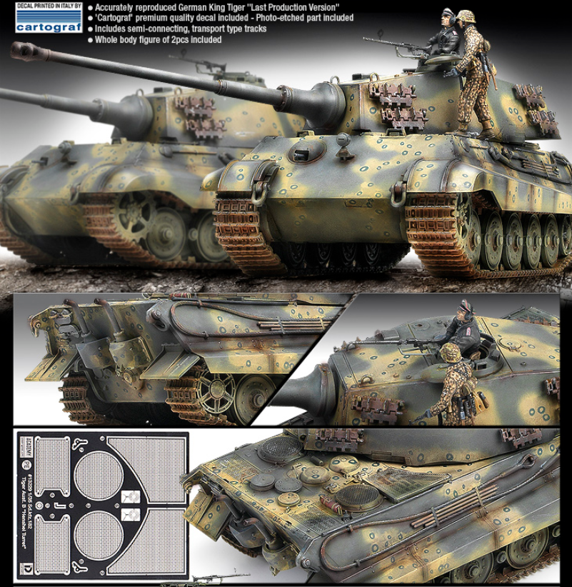 1/35 Academy - German Army King Tiger "Last Production" Heavy Tank