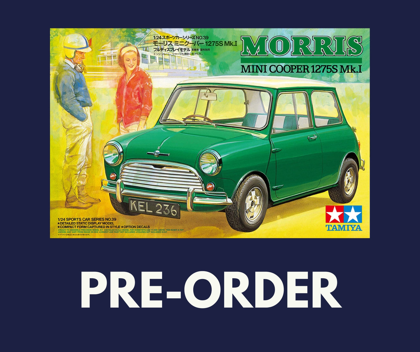 Tamiya 1/24 Cars - 1/24 Morris Mini Cooper 1275S Mk.I 24039