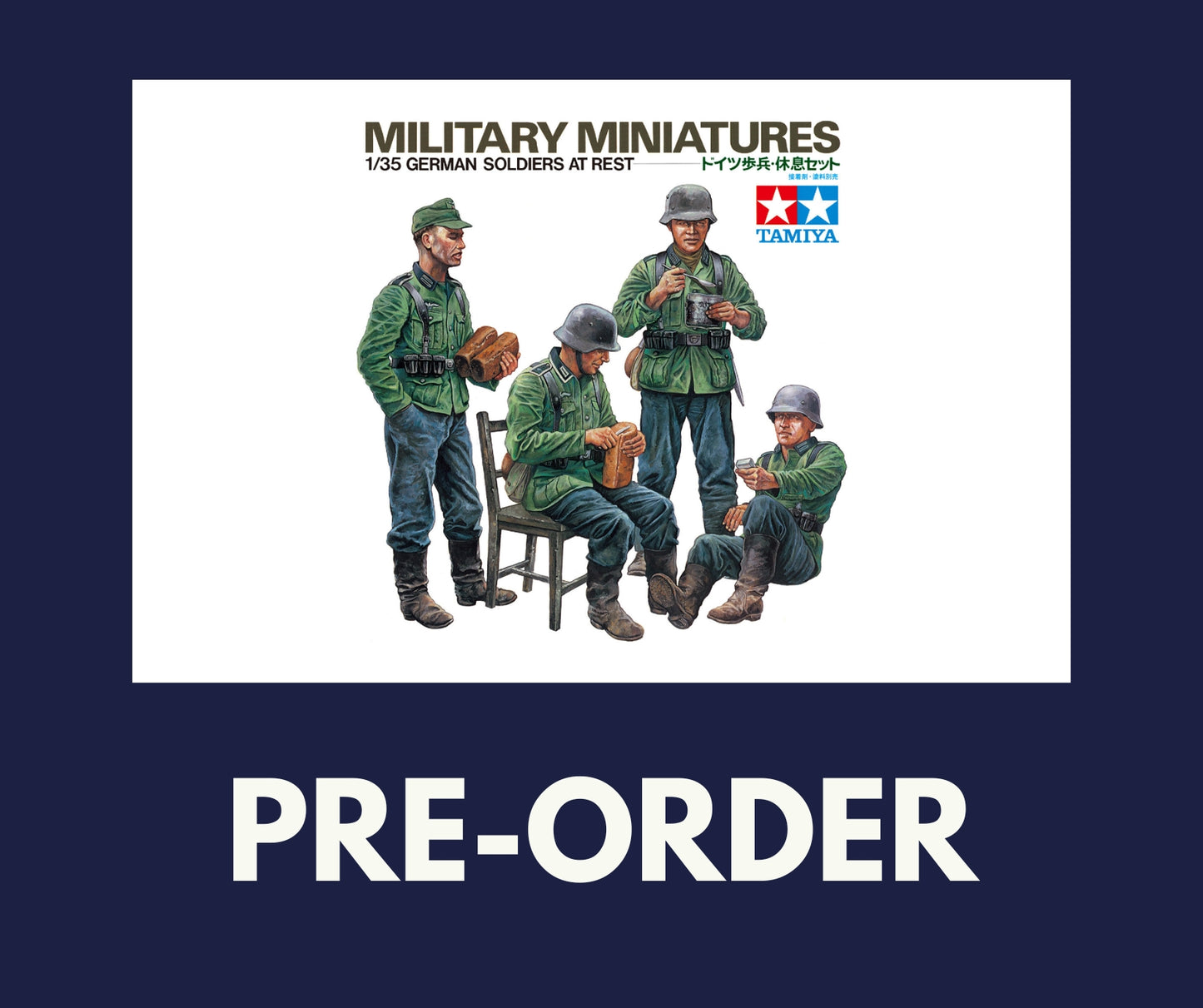 1/35 Tamiya - German Soldiers at Rest 35129 (PRE-ORDER)