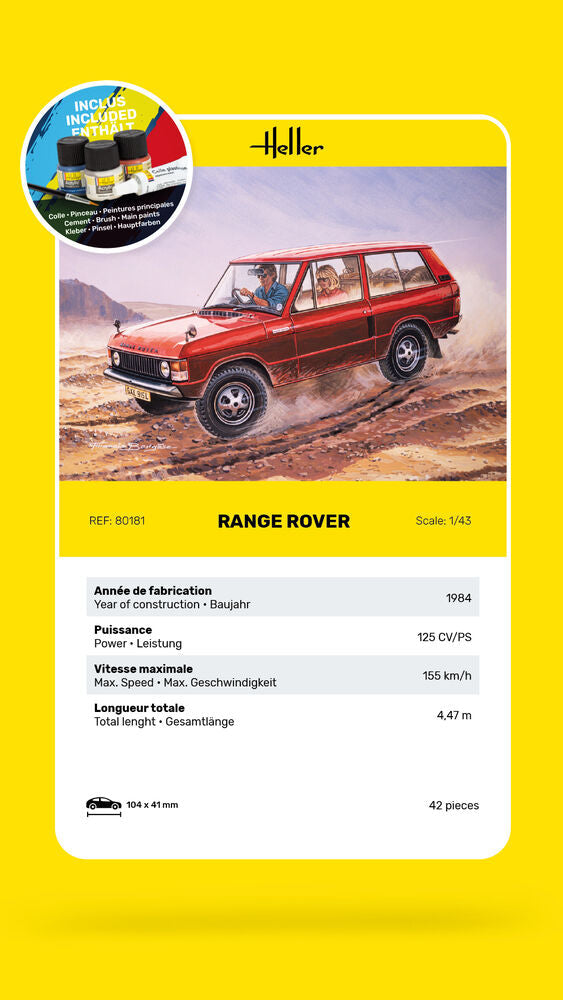 Heller STARTER KIT Range Rover 1:43