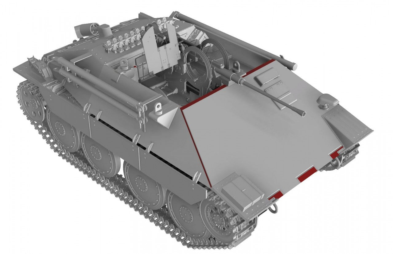 1/35 Thunder Model - German Bergepanzer Hetzer with 2cm Flak Early