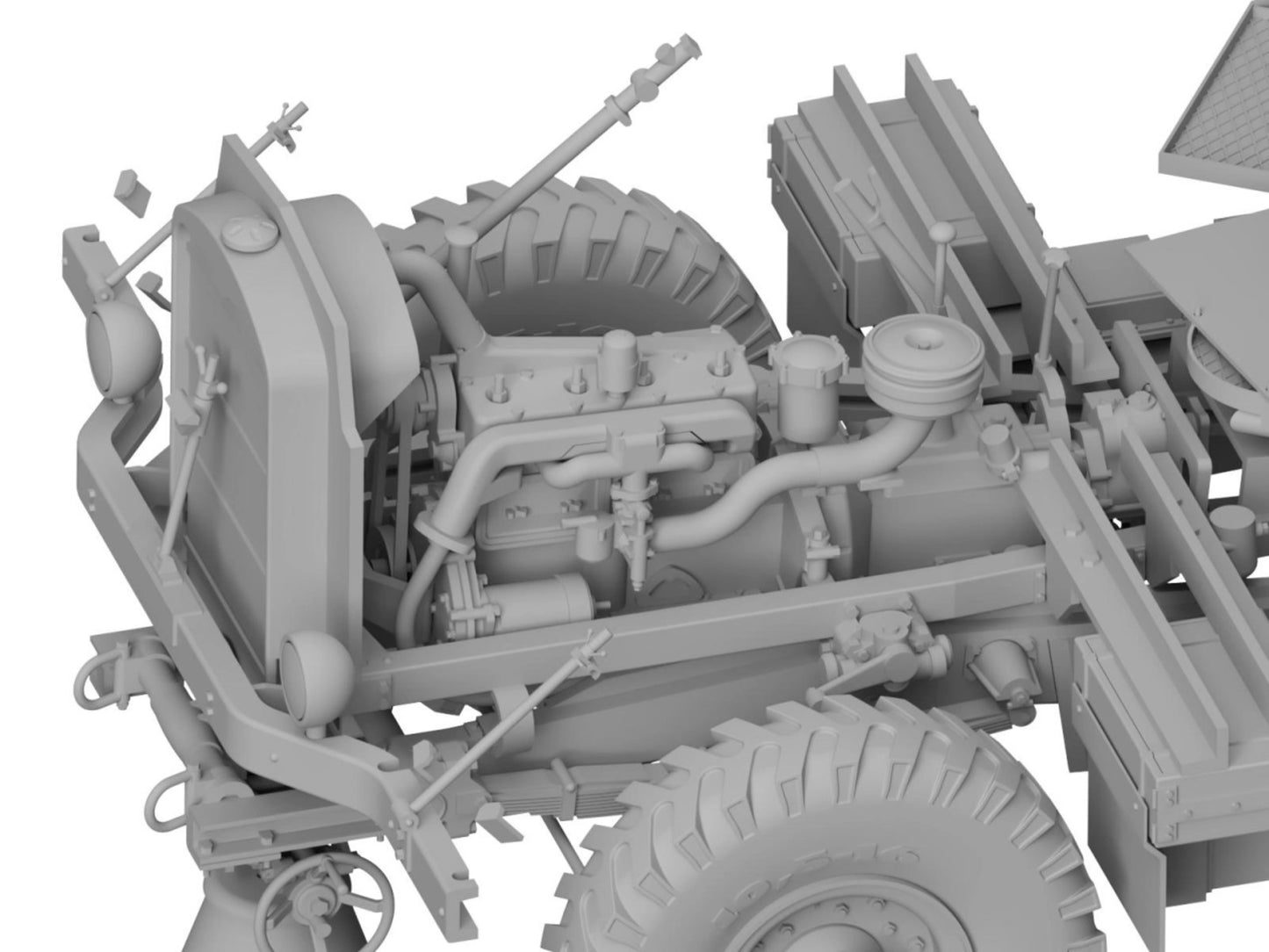 1/35 Thunder Model - Morris Bofors C9/B Late British WWII Gun Truck