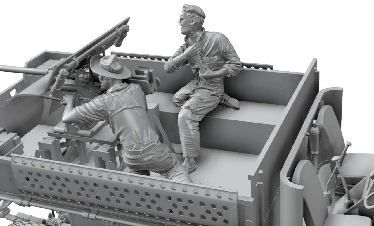 1/35 Thunder Model - LRDG CMP F30 Truck w/Ordnance 37mm MKI Bofors Gun & Figures