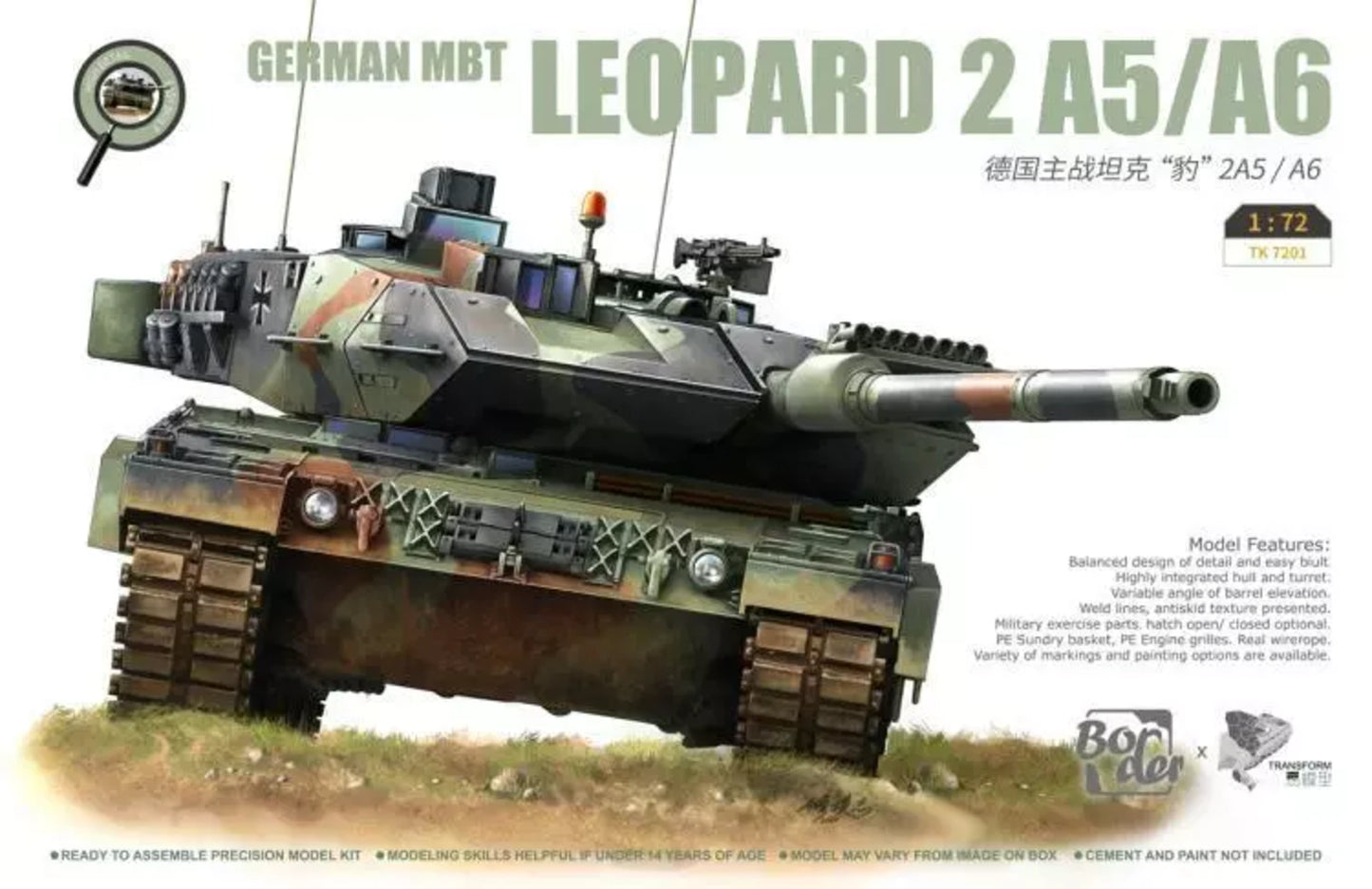 1/72 Border Model - German MBT Leopard 2 A5/A6