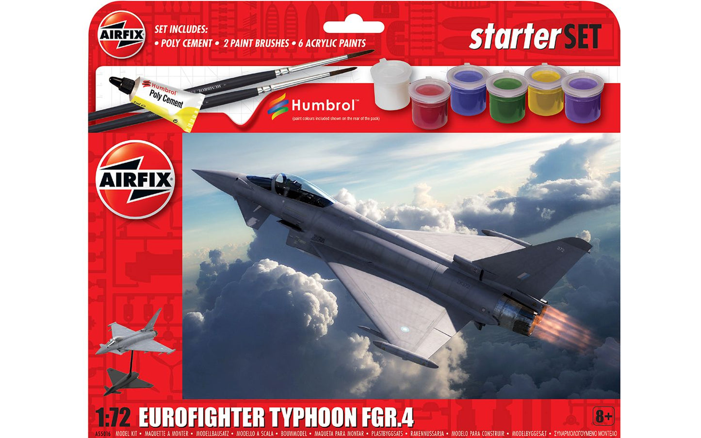 1/72 Airfix - Eurofighter Typhoon FGR.4 Starter Set