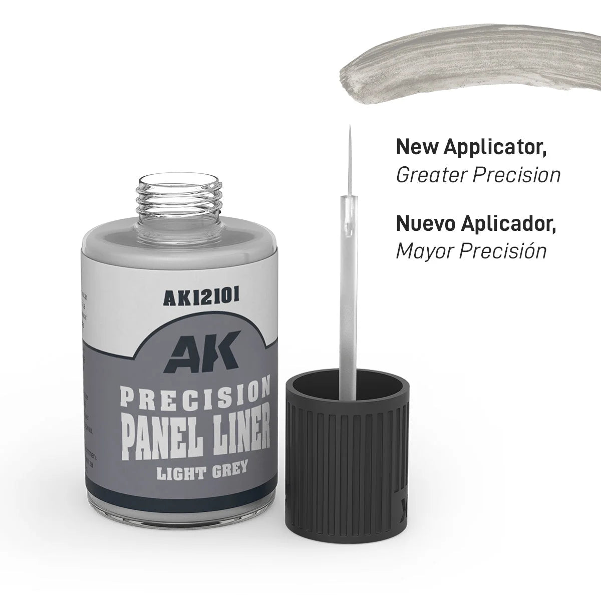 AK Interactive - Precision Panel Liner - Light Grey - Product Image