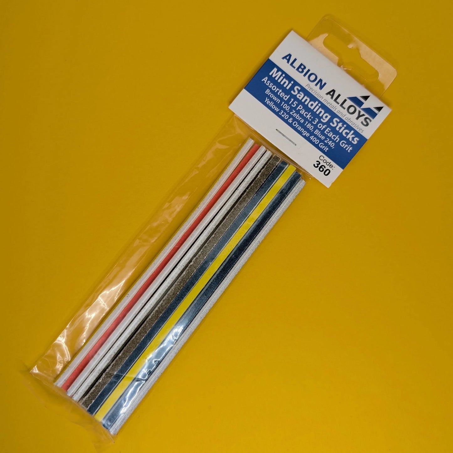 Albion Alloys - Mini Sanding Sticks - Assorted - Product Image