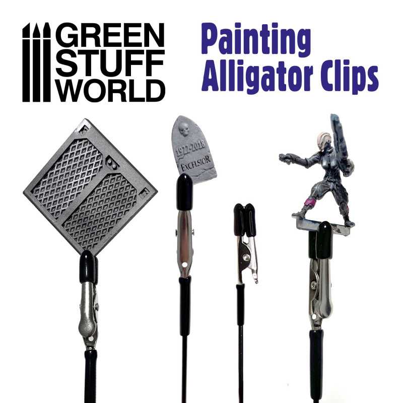 Green Stuff World - Airbrush Clips x20