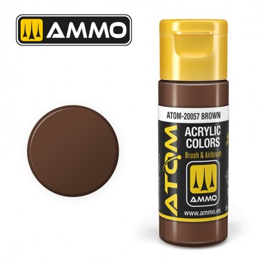 Ammo by MIG ATOM Paint - ATOM-20057 Brown
