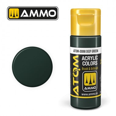 Ammo by MIG ATOM Paint - ATOM-20098 Deep Green