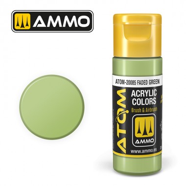 Ammo by MIG ATOM Paint - ATOM-20085 Faded Green