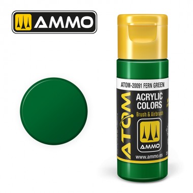 Ammo by MIG ATOM Paint - ATOM-20091 Fern Green