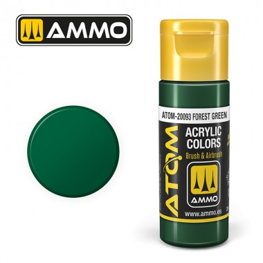 Ammo by MIG ATOM Paint - ATOM-20093 Forest Green