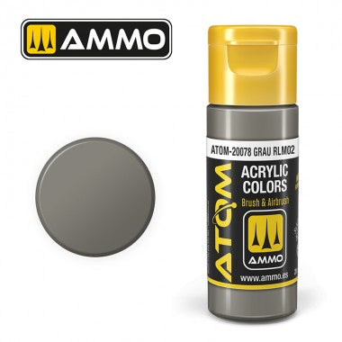 Ammo by MIG ATOM Paint - ATOM-20078 Grau RLM 02