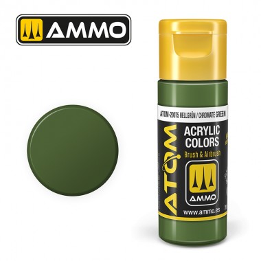 Ammo by MIG ATOM Paint - ATOM-20075 Hellgrun / Chromate Green