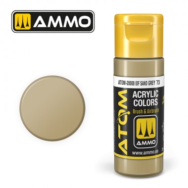Ammo by MIG ATOM Paint - ATOM-20008 IDF Sand Grey '73