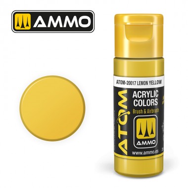 Ammo by MIG ATOM Paint - ATOM-20017 Lemon Yellow