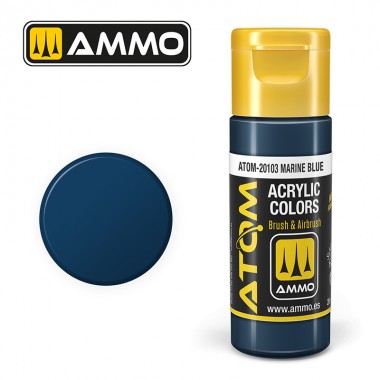 Ammo by MIG ATOM Paint - ATOM-20103 Marine Blue
