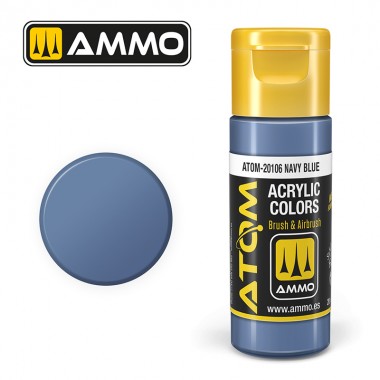 Ammo by MIG ATOM Paint - ATOM-20106 Navy Blue