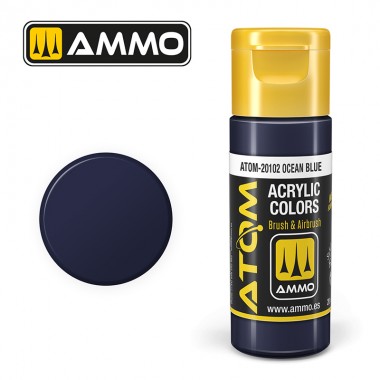 Ammo by MIG ATOM Paint - ATOM-20102 Ocean Blue