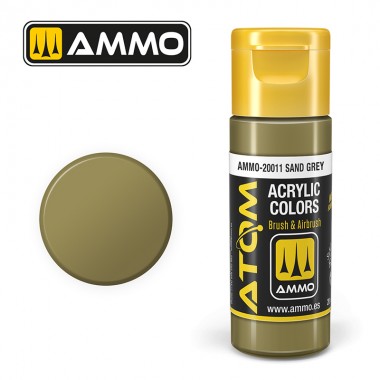 Ammo by MIG ATOM Paint - ATOM-20011 Sand Grey