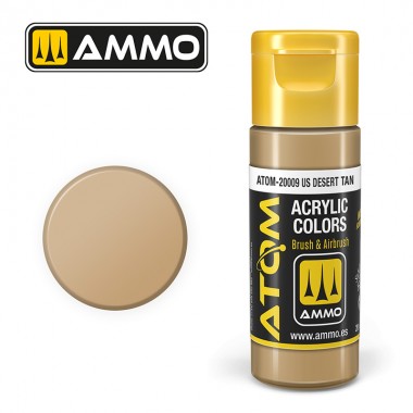 Ammo by MIG ATOM Paint - ATOM-20009 RLM 76 US Desert Tan