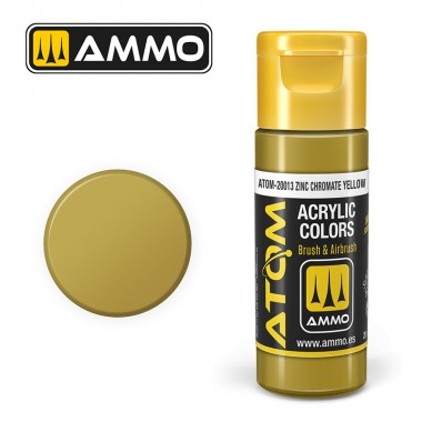 Ammo by MIG ATOM Paint - ATOM-20013 Zinc Chromate Yellow