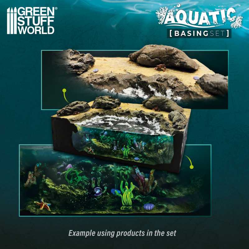 Green Stuff World - Aquatic Environment Basing & Scenic Set