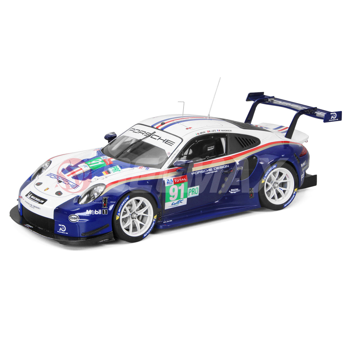 Beemax Porsche 911 GTE Le Mans 2018 BX24049 - built and painted model