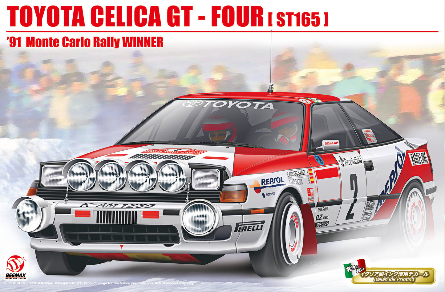 Beemax Toyota Celica GT-Four ST-165 BX24044 -- box