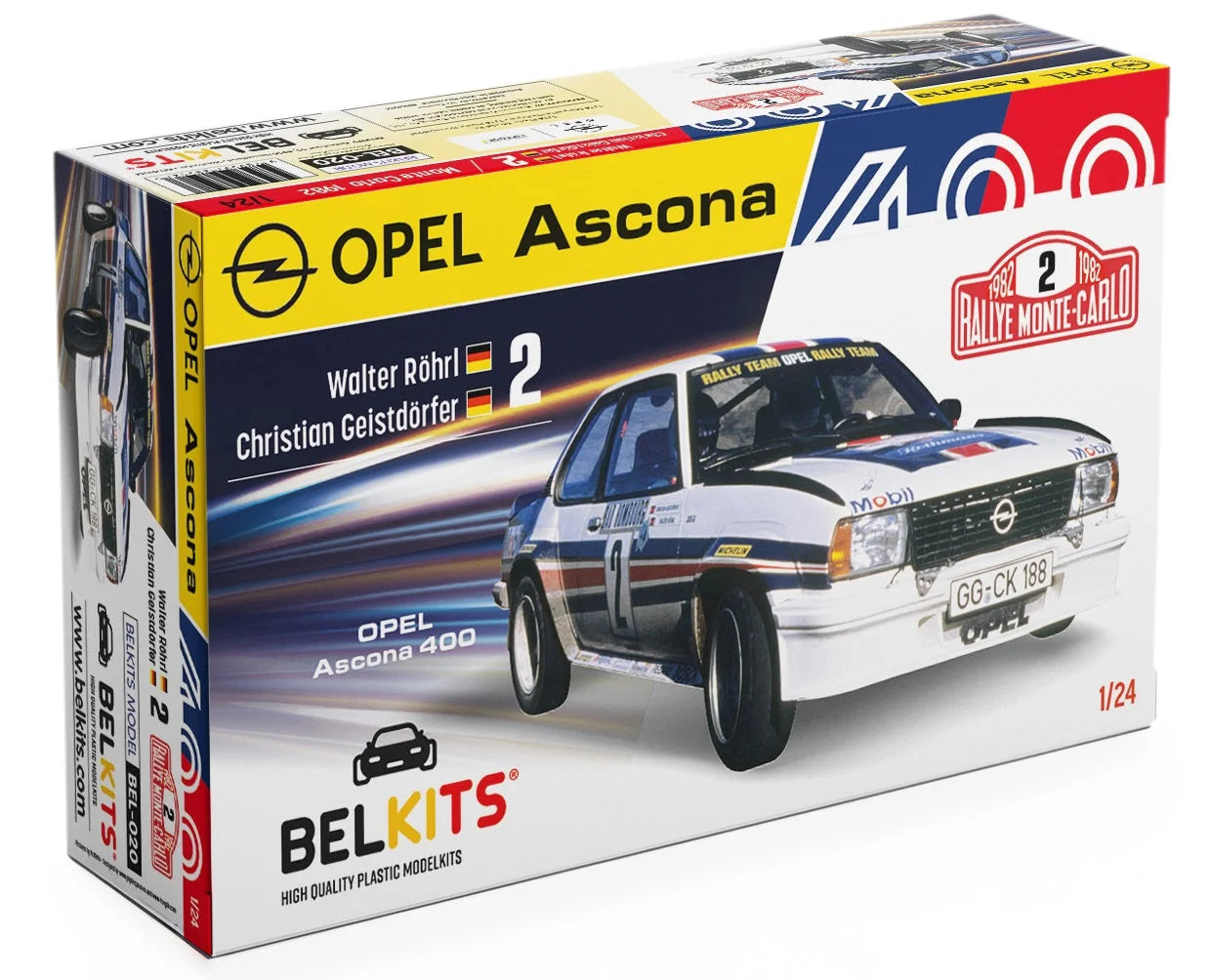 Belkits - Opel Ascona 400 MC 1982 Rohl/Geistdorfer Rally Car BEL020 - Product Image
