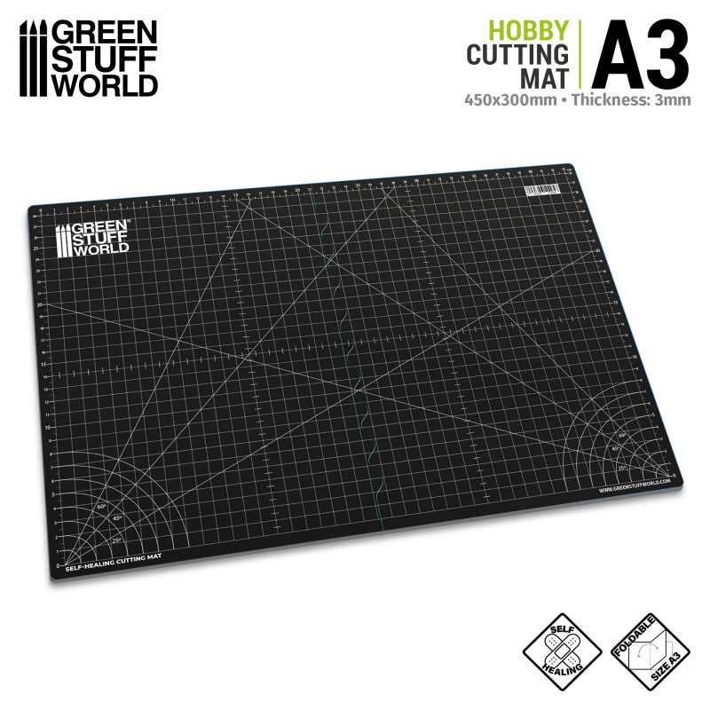 Green Stuff World - Folding Cutting Mat (Black)