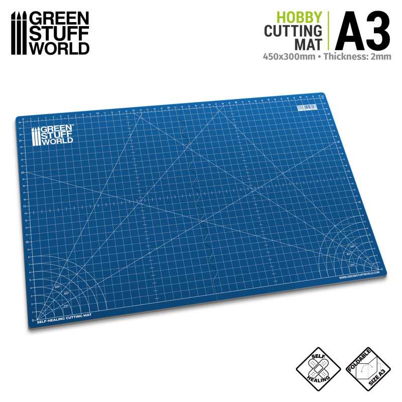 Green Stuff World - Folding Cutting Mat (Blue)