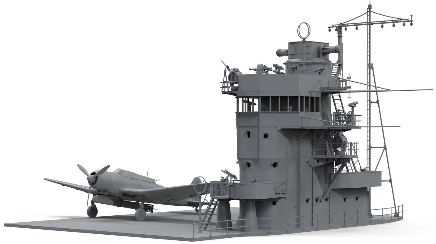 1/35 Border Model - Mitsubishi A6M2 Zero & Akagi Flight Deck Diorama Set (PRE-ORDER SUMMER 2025)