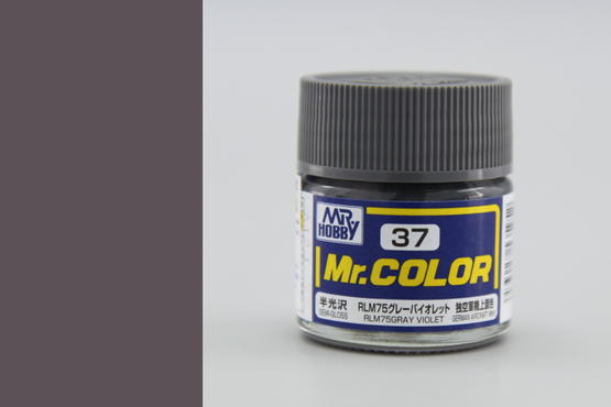 Mr.Hobby - Mr.Color Semi-Gloss - C-037 RLM75 Gray Violet for German Aircraft 10ml