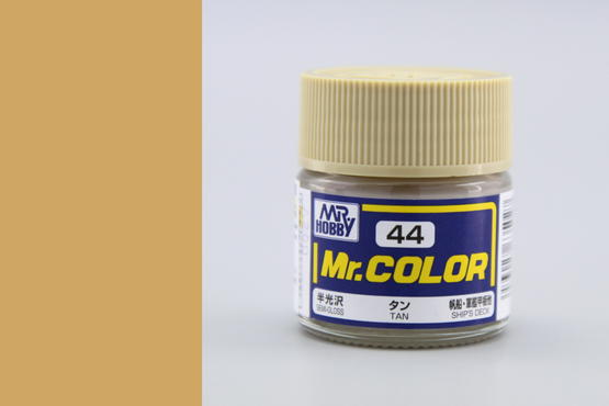 Mr.Hobby - Mr.Color Semi-Gloss - C-044 Tan (Light Brown) for Ship's Deck 10ml