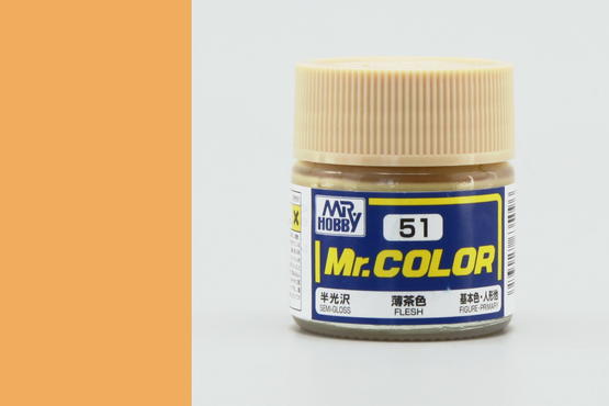 Mr.Hobby - Mr.Color Semi-Gloss - C-051 Pale Brown for Flesh 10ml