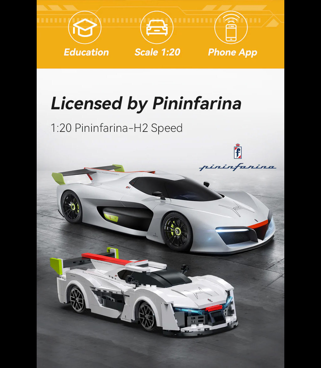 CaDA 1/20 Mini Cars - 1:20 Pininfarina H2 Speed - 296 pcs C51090W