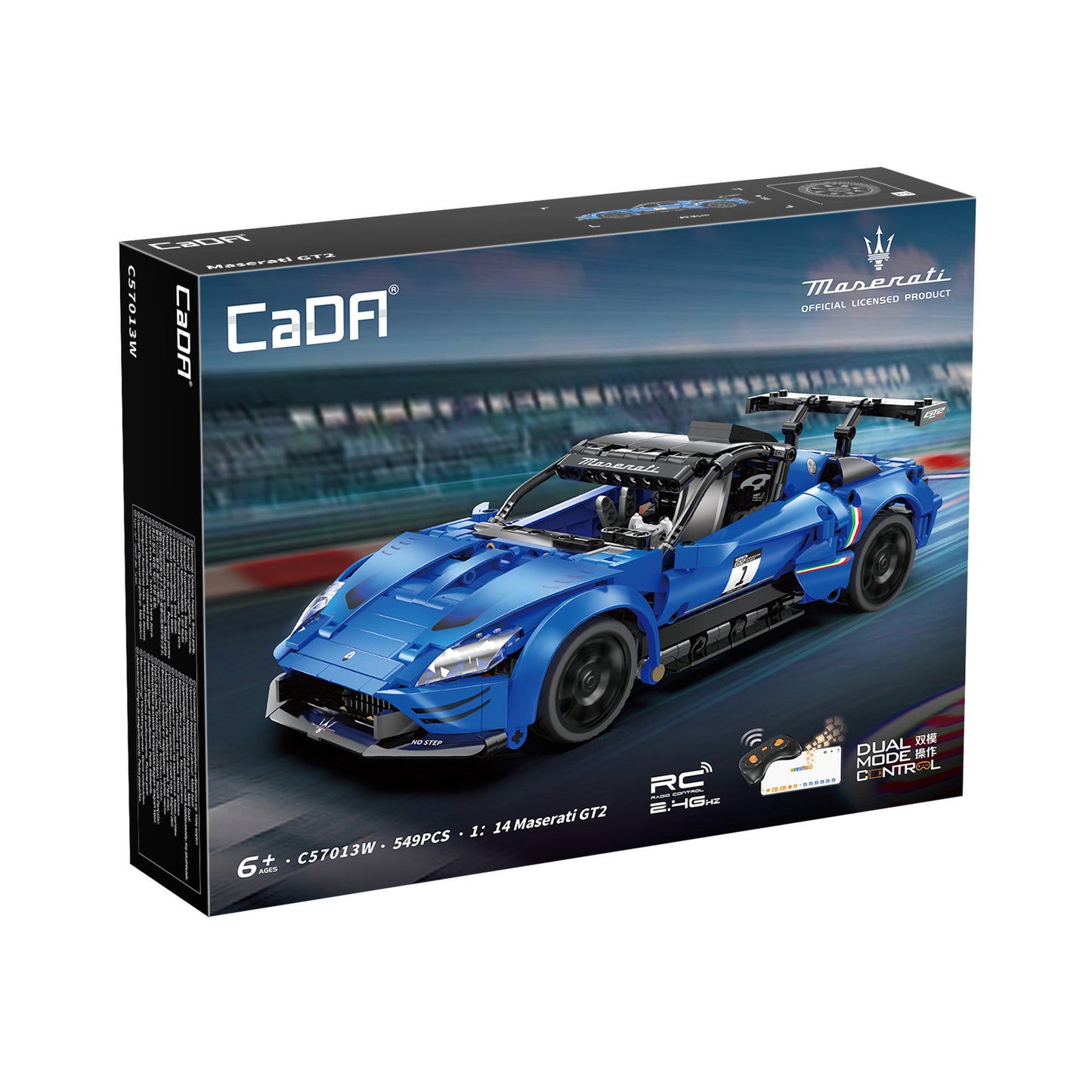 CaDA 1/10 Cars - 1:14 Maserati MC20 GT2 Race Car - 549 pcs C57013W